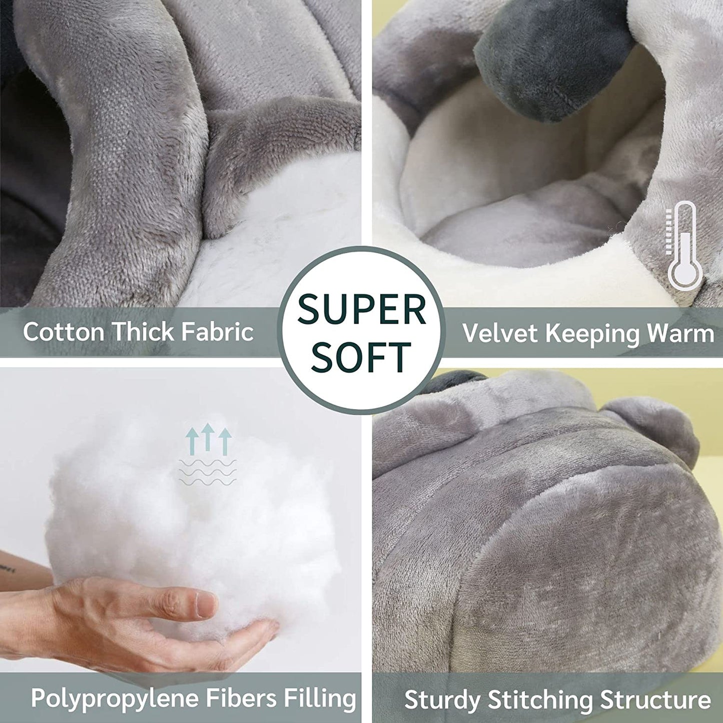 Warmer Hedgehog Supplies Toys House Cage Accessories Bed Sleeping Bag (L,Koala)