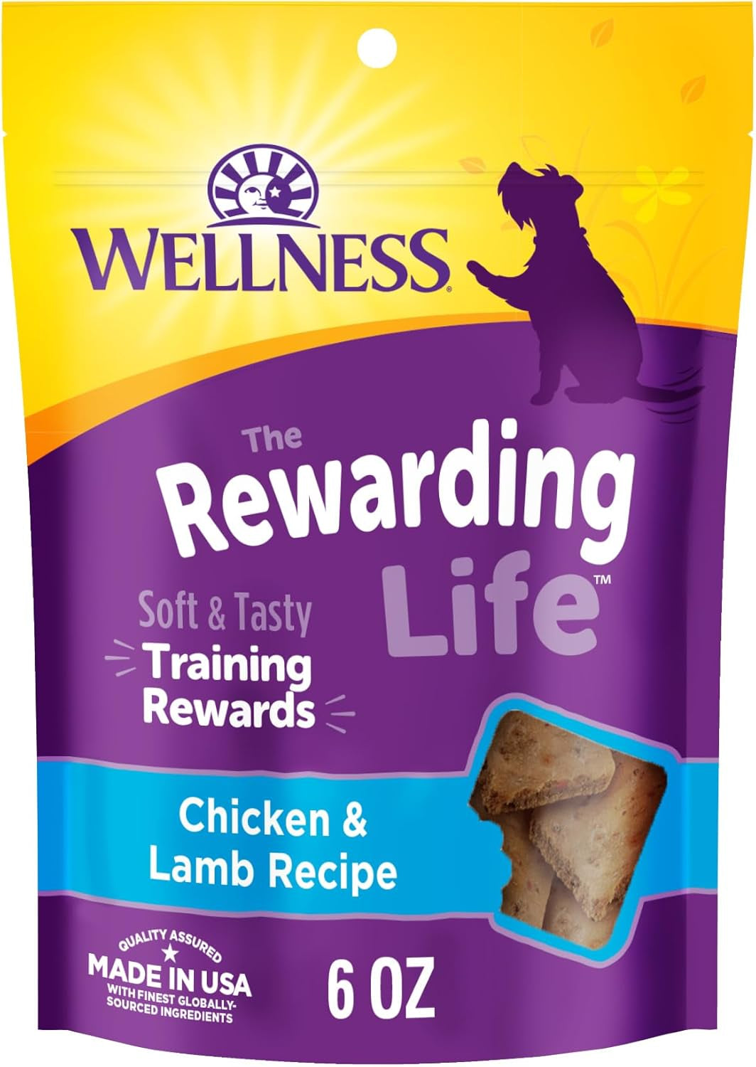 Rewarding Life Dog Treats, Training Treat, Grain Free, Soft Chicken & Lamb (6 Ounce Bag)