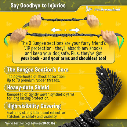 Exquisite Hands-Free Leash for Medium Dogs: Ultimate Comfort & Freedom for Running, Walking, Hiking. Premium Quality, Durable & Versatile Waist Dog Leash Belt. Your Dog Will Love It